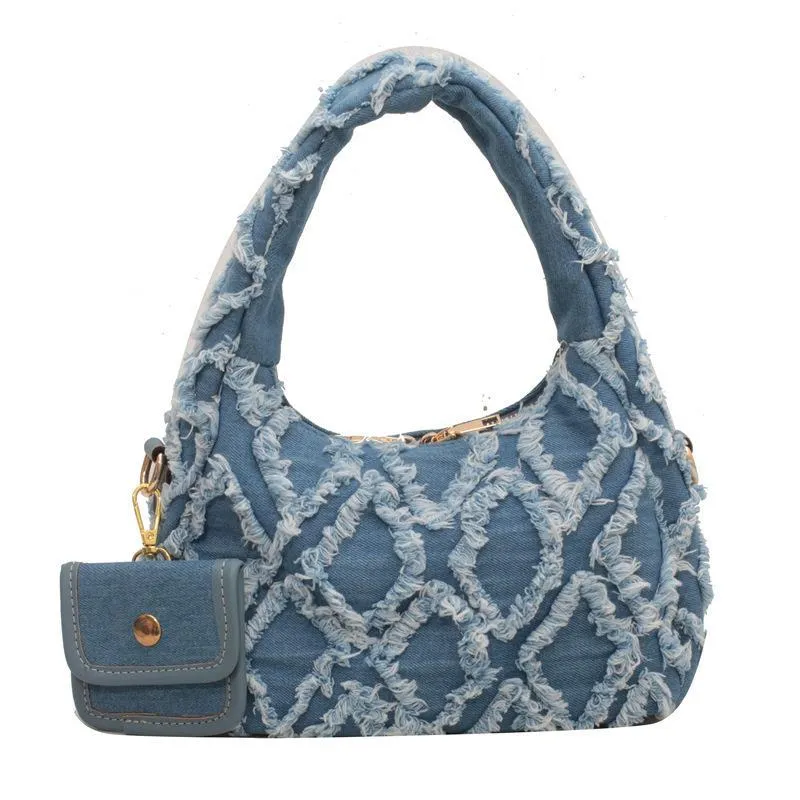 Denim Handbag Unique Clutch Bag