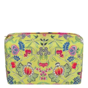 Designers Guild Brocart Decoratif Lime Medium Toiletry Bag