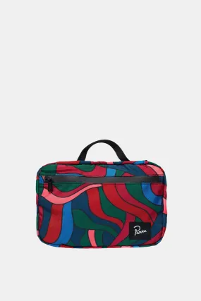 DISTORTED WAVES TOILETRY BAG