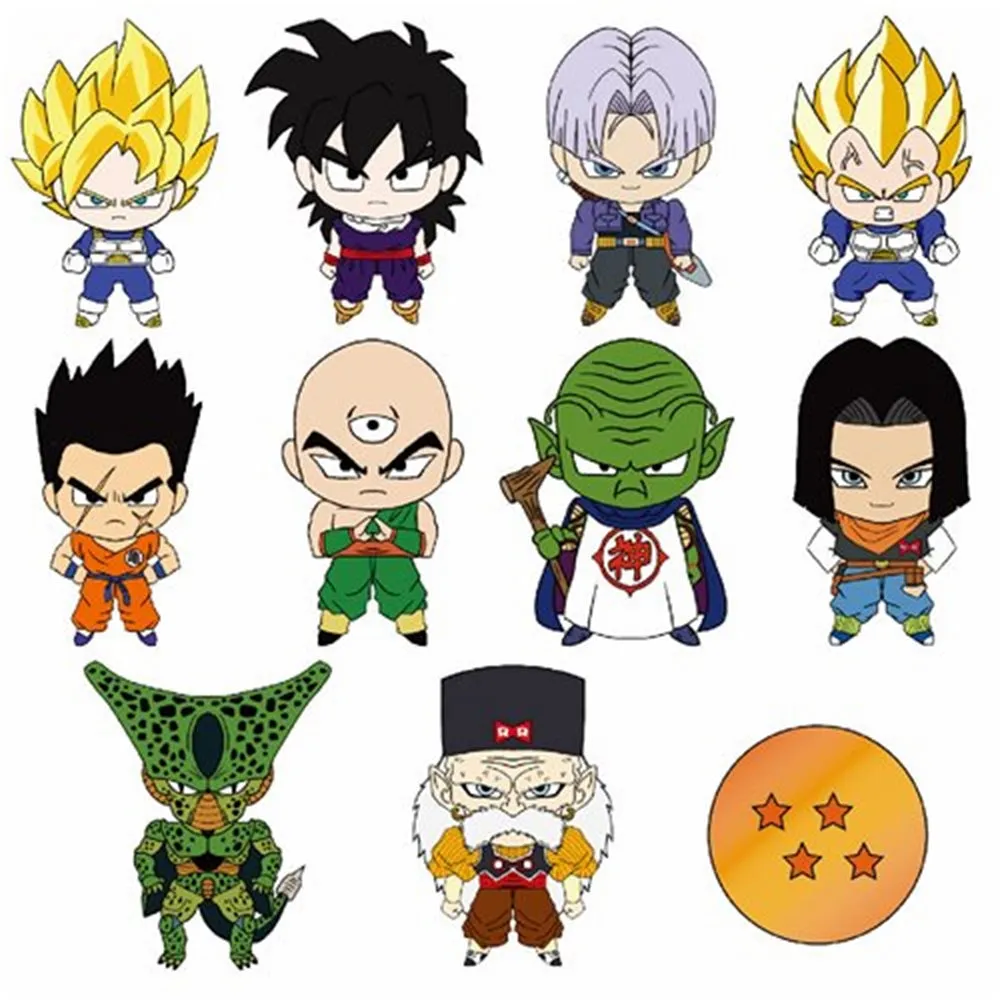 Dragon Ball Z 3D Foam Keyring Asst-Ser.4-24pcs PDQ