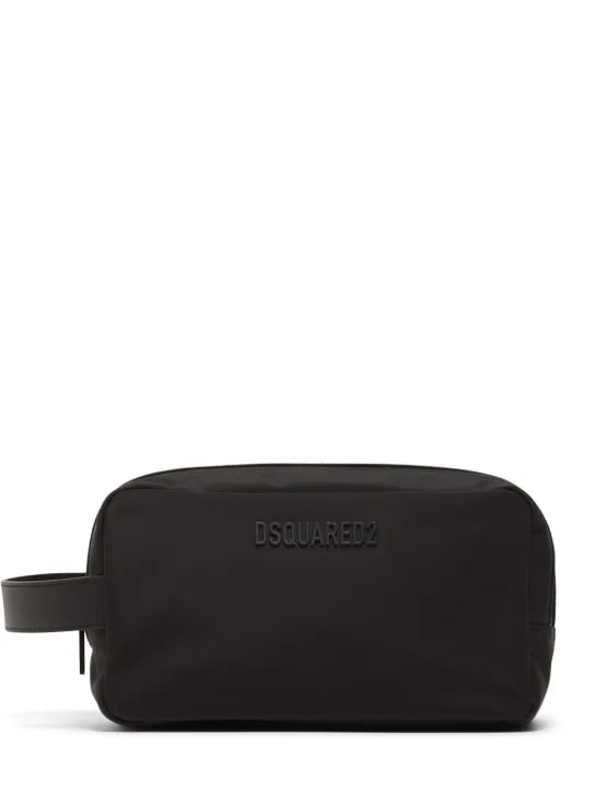 Dsquared2   Dsquared2 logo cordura toiletry bag 