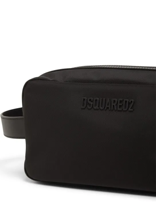 Dsquared2   Dsquared2 logo cordura toiletry bag 