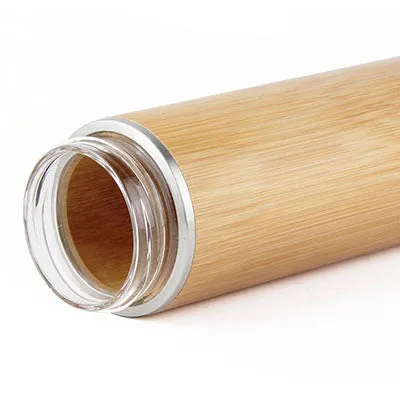 Eco Friendly BPA Free Bamboo Glass Water Bottle