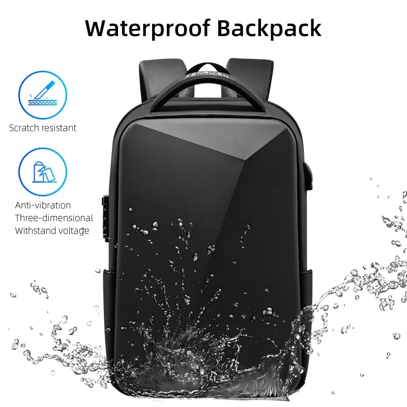 Elegant Anti-Theft USB Travel Backpack