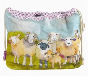 Emma Ball- Felted Sheep Drawstring Bag