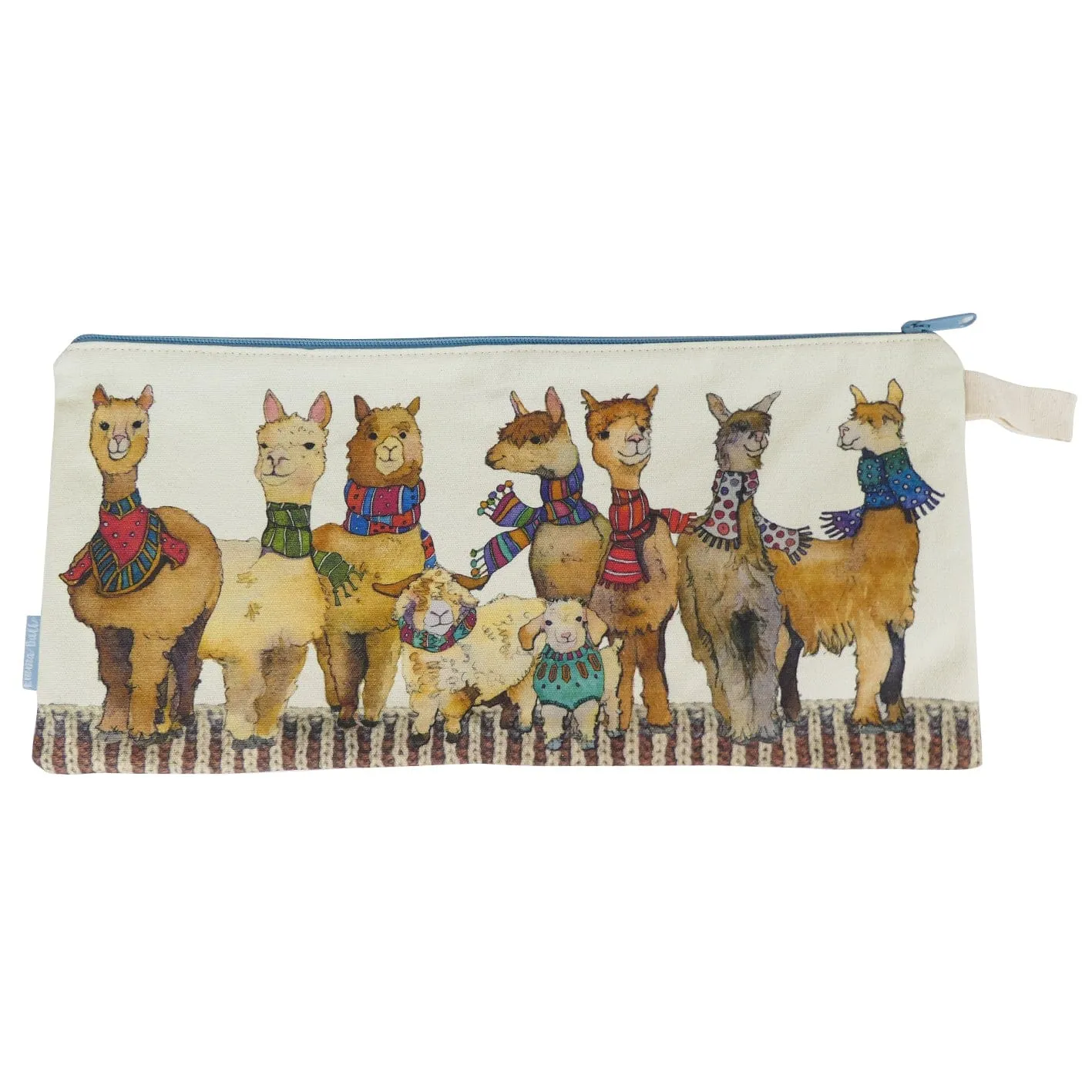 Emma Ball - Long Project Bag - Alpacas and Other Woollies