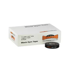 Empire Black Gym Tape 1.25cm x 13mtr