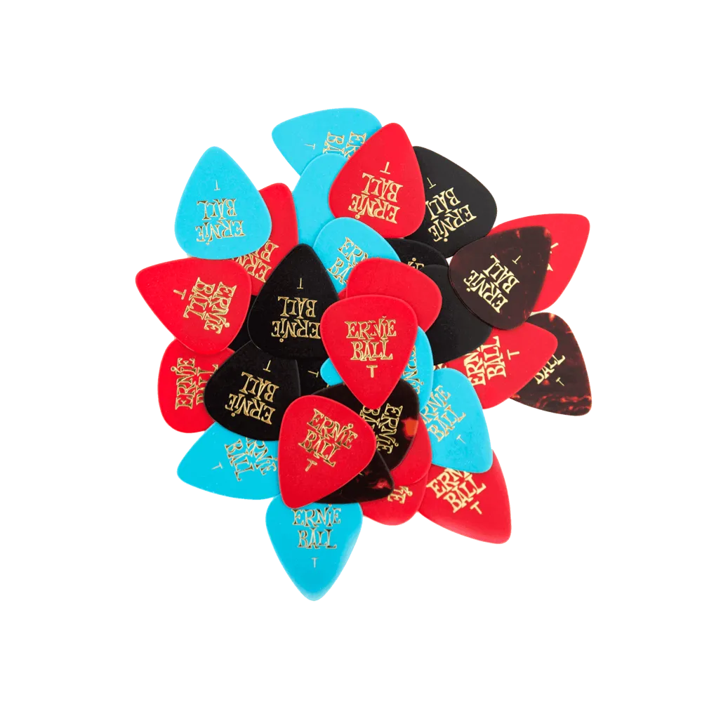 Ernie Ball 9108EB Thin Assorted Picks, Bag of 144