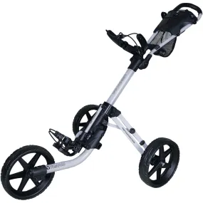 Fastfold Mission 5.0 3-Wheel Push Trolley - Shiny White/Black