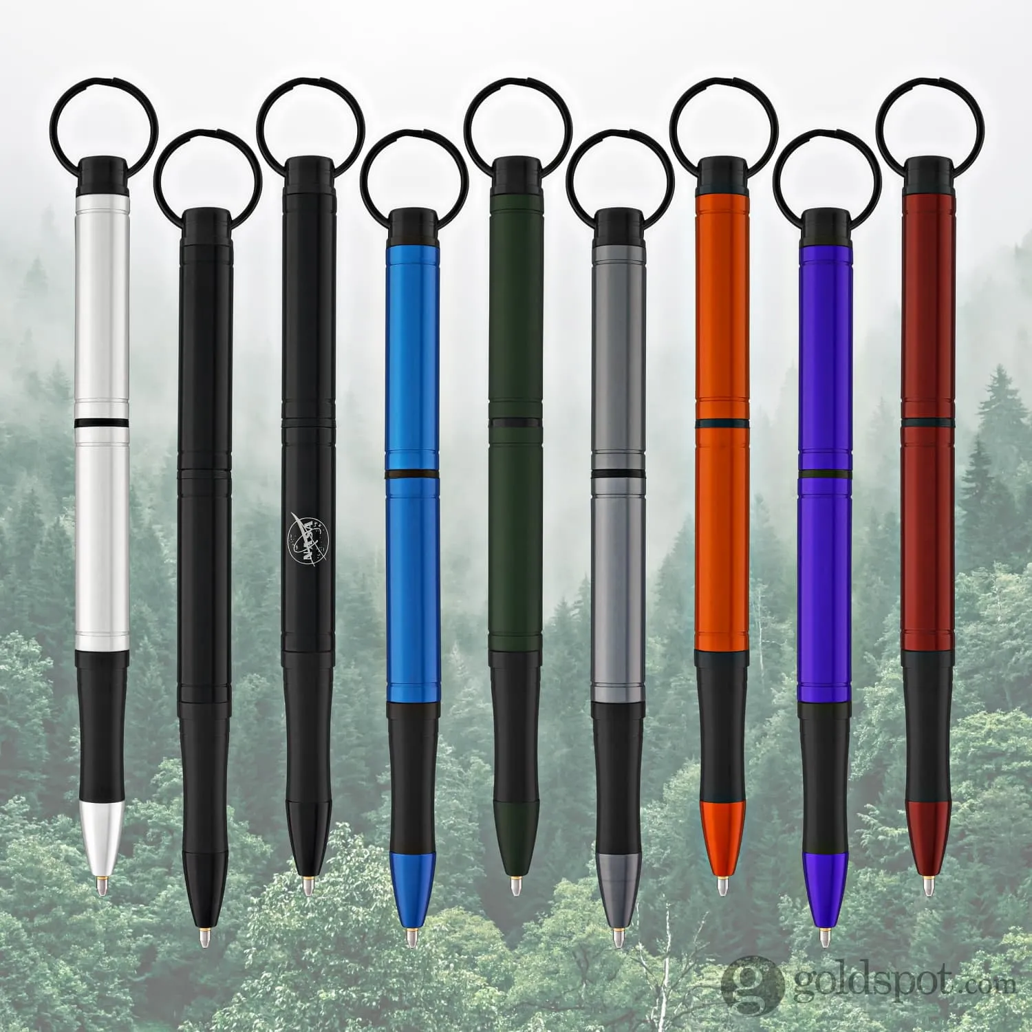 Fisher Space Pen Backpacker Ballpoint Pen in Black with NASA Meatball Logo