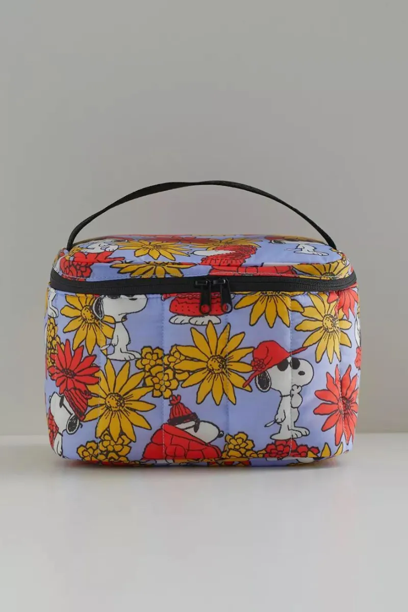 Floral Snoopy Puffy Lunch Bag