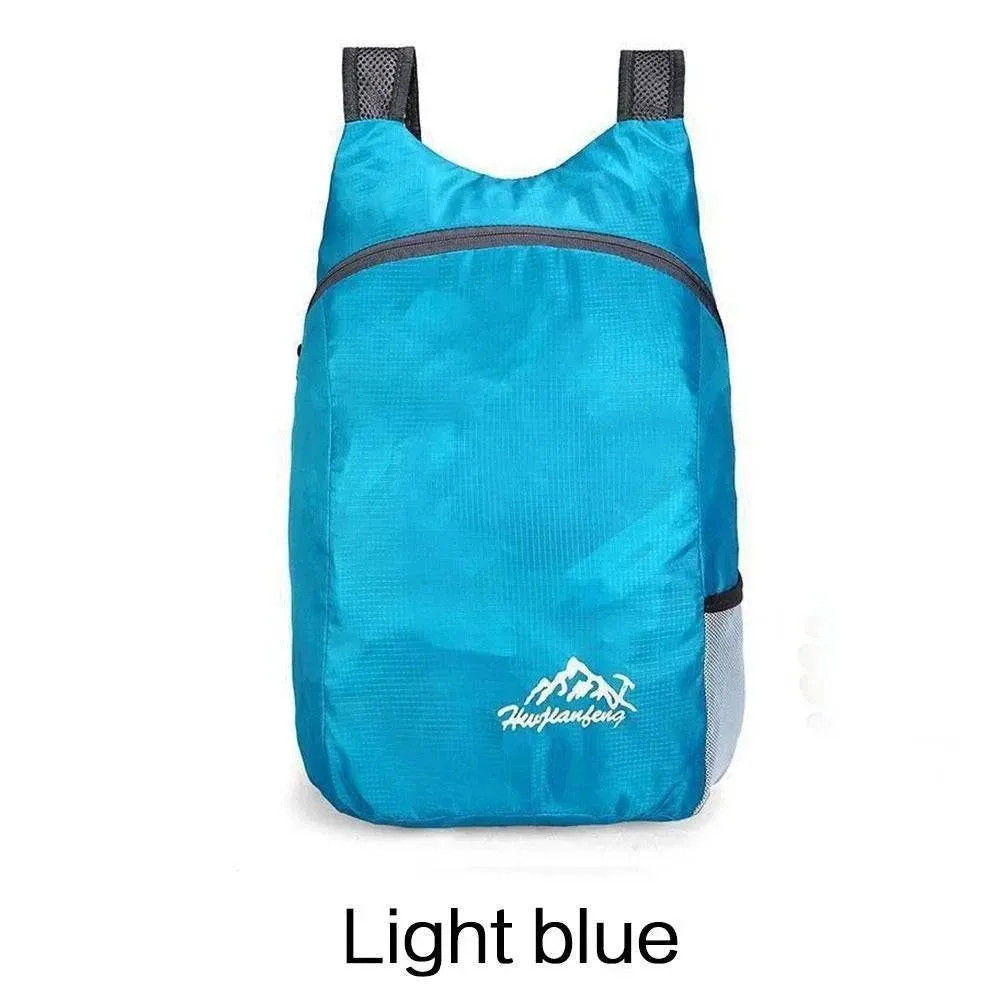 Foldable Waterproof Outdoor Sports Backpack Ultra Light Portable Travel Bag For Travel Camping Running Fitness Shopping