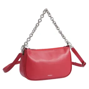 Furla 'Moon' Small Shoulder Bag - Papavero