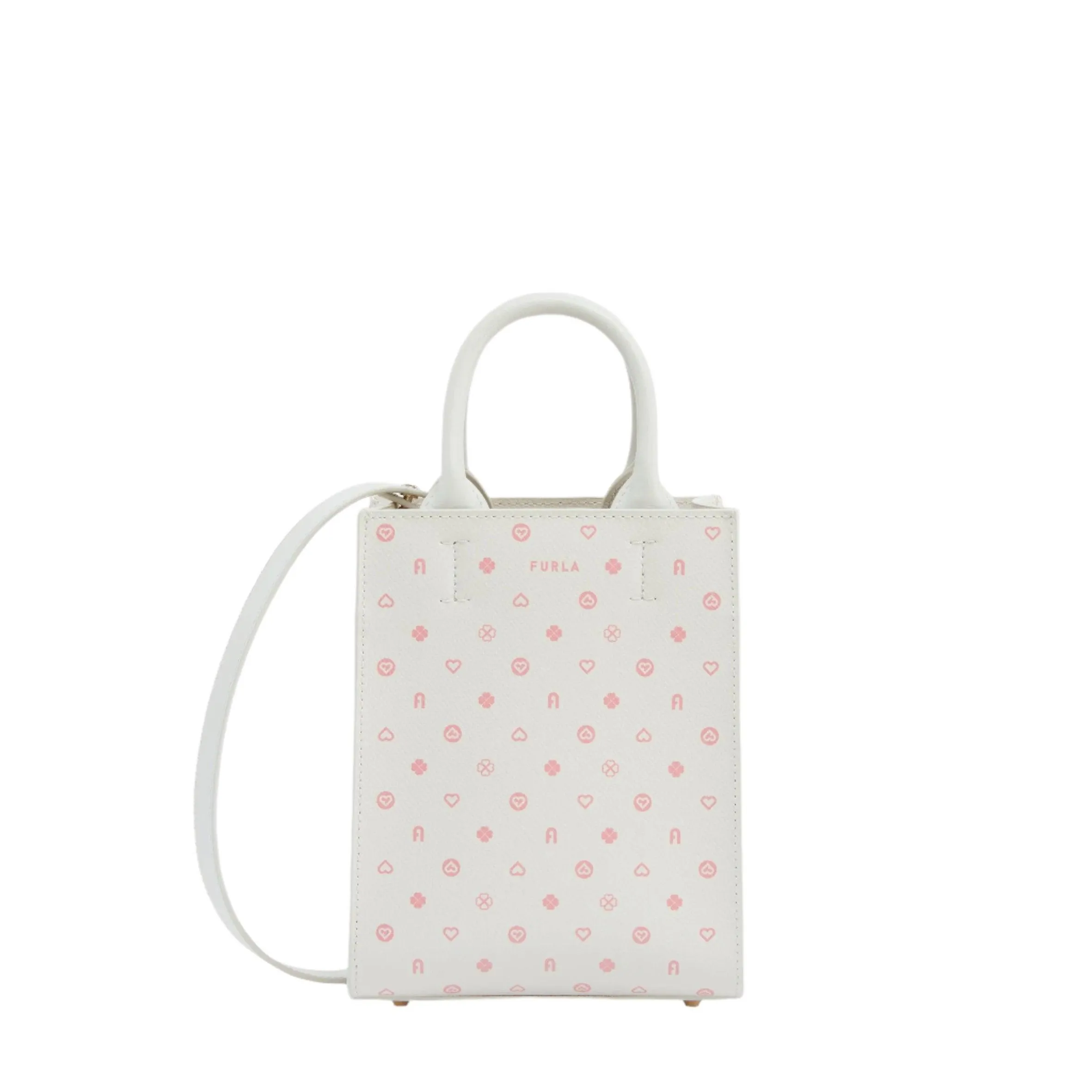 Furla Opportunity Mini Tote - White and Pink