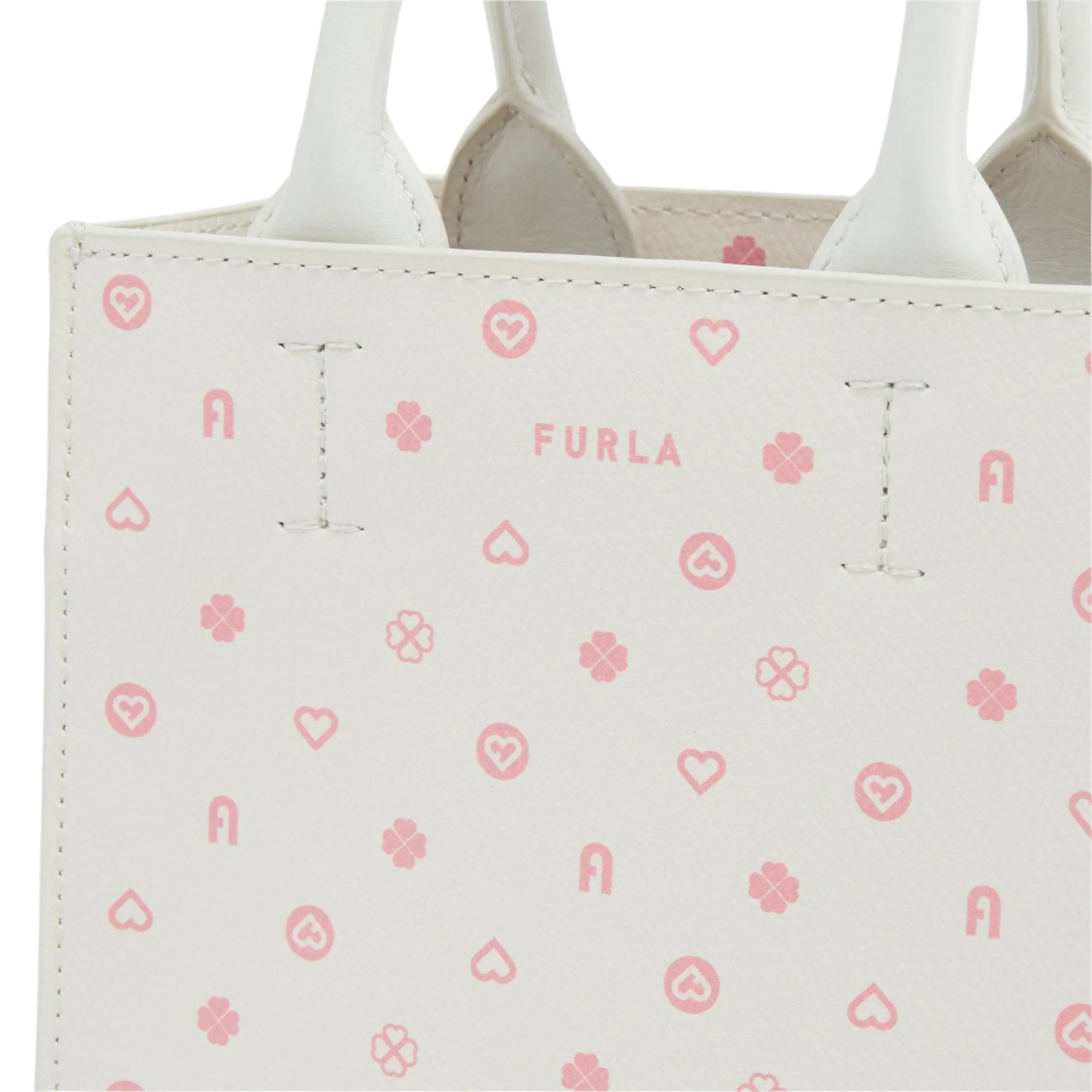 Furla Opportunity Mini Tote - White and Pink