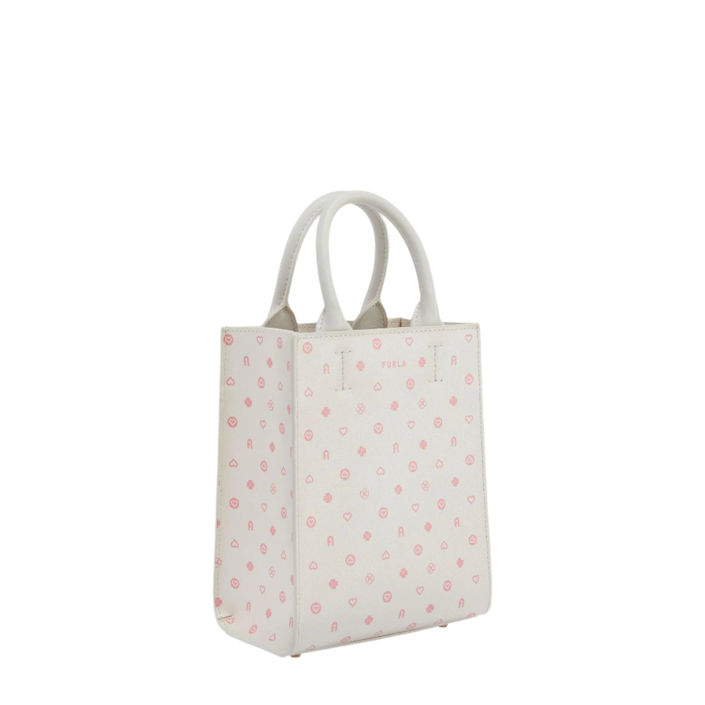 Furla Opportunity Mini Tote - White and Pink