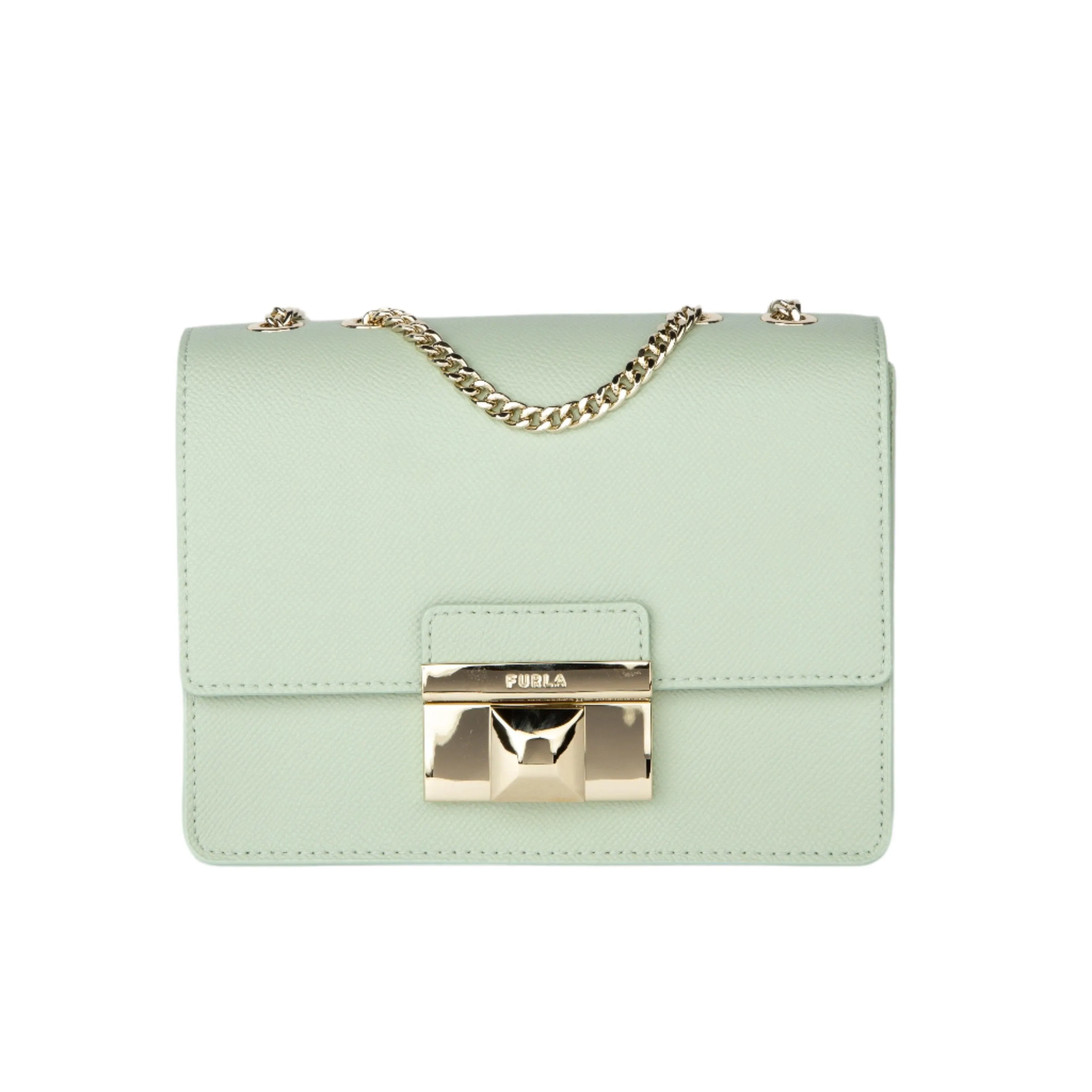 Furla Venere Mini Crossbody - Green/Light Gold