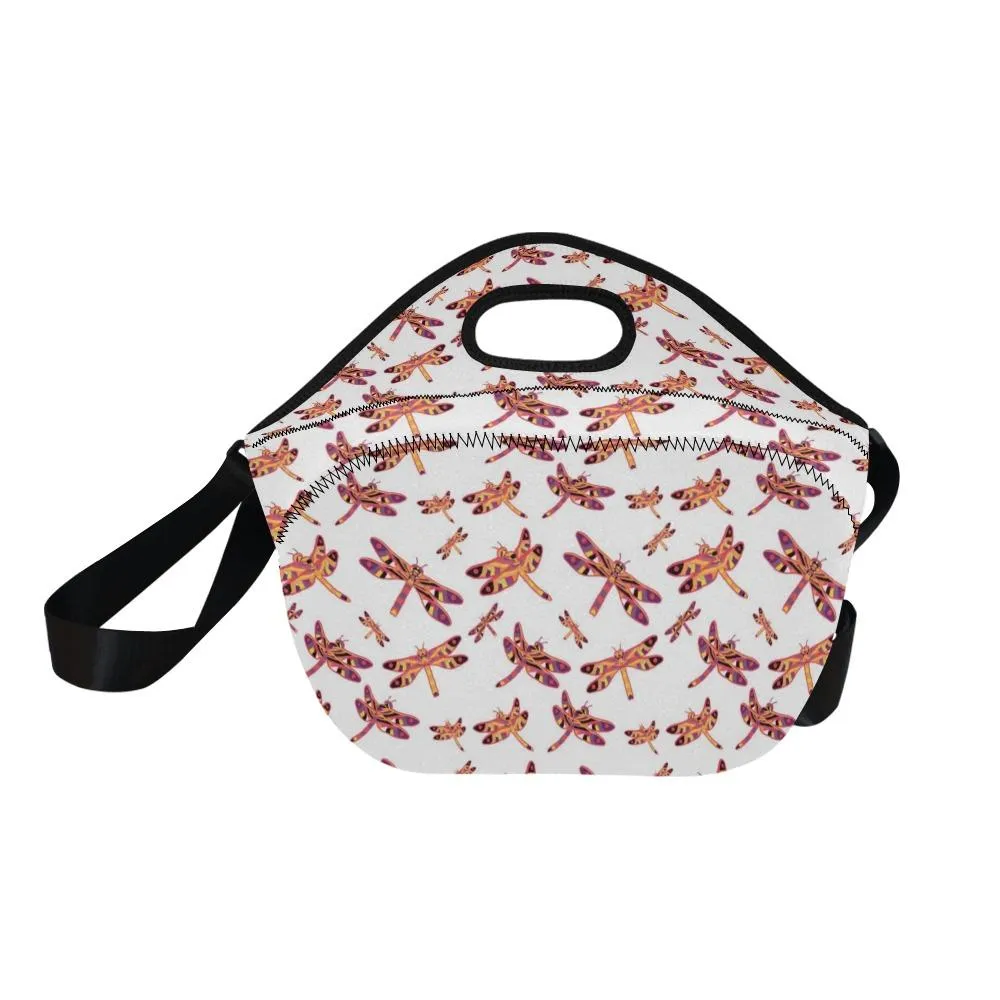 Gathering White Neoprene Lunch Bag/Large