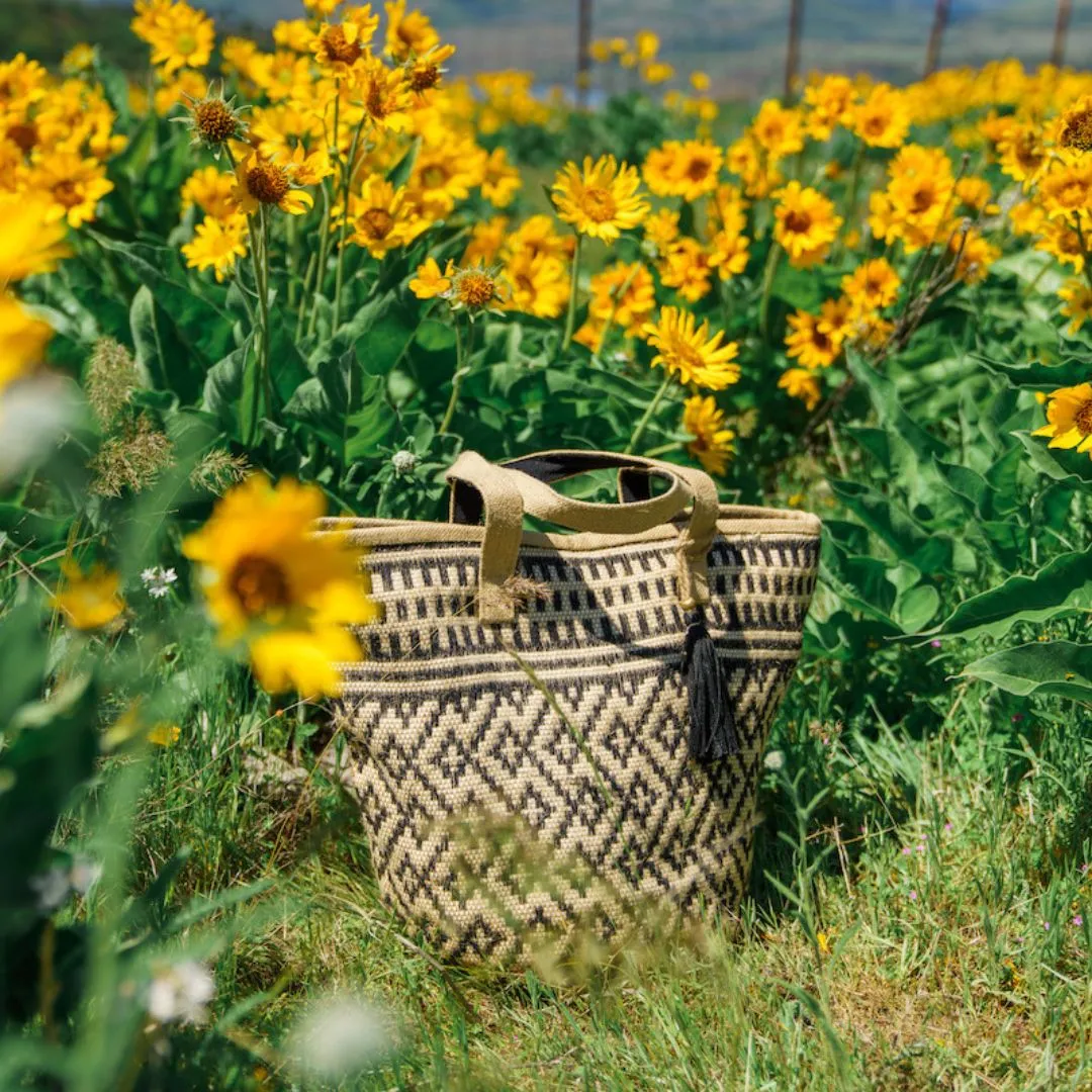 GiGi Jute Tote Bag - Handmade & Eco-Friendly