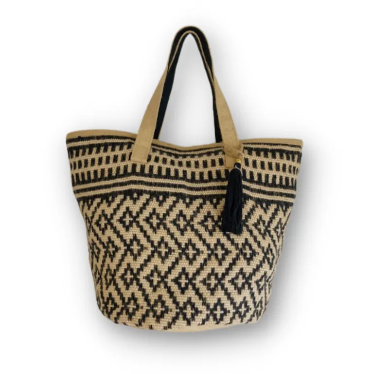 GiGi Jute Tote Bag - Handmade & Eco-Friendly