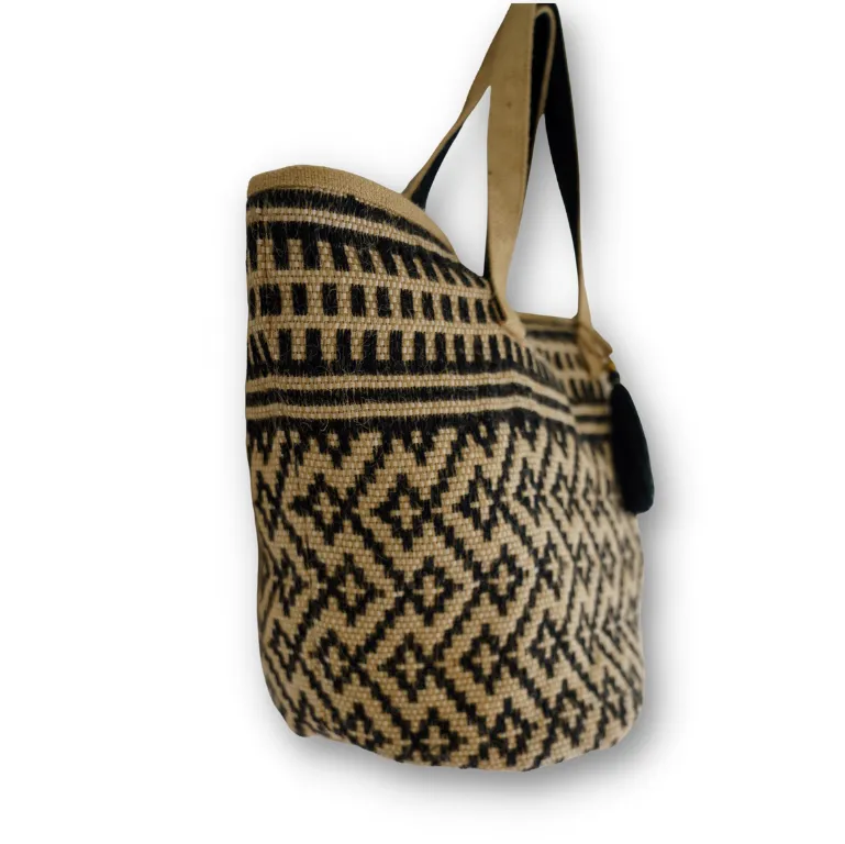 GiGi Jute Tote Bag - Handmade & Eco-Friendly