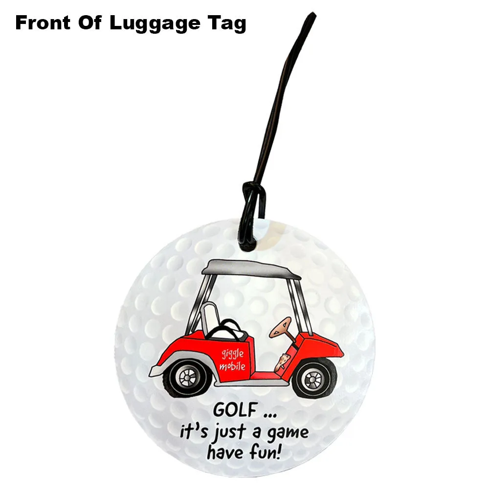 Golf Ball Luggage Tag