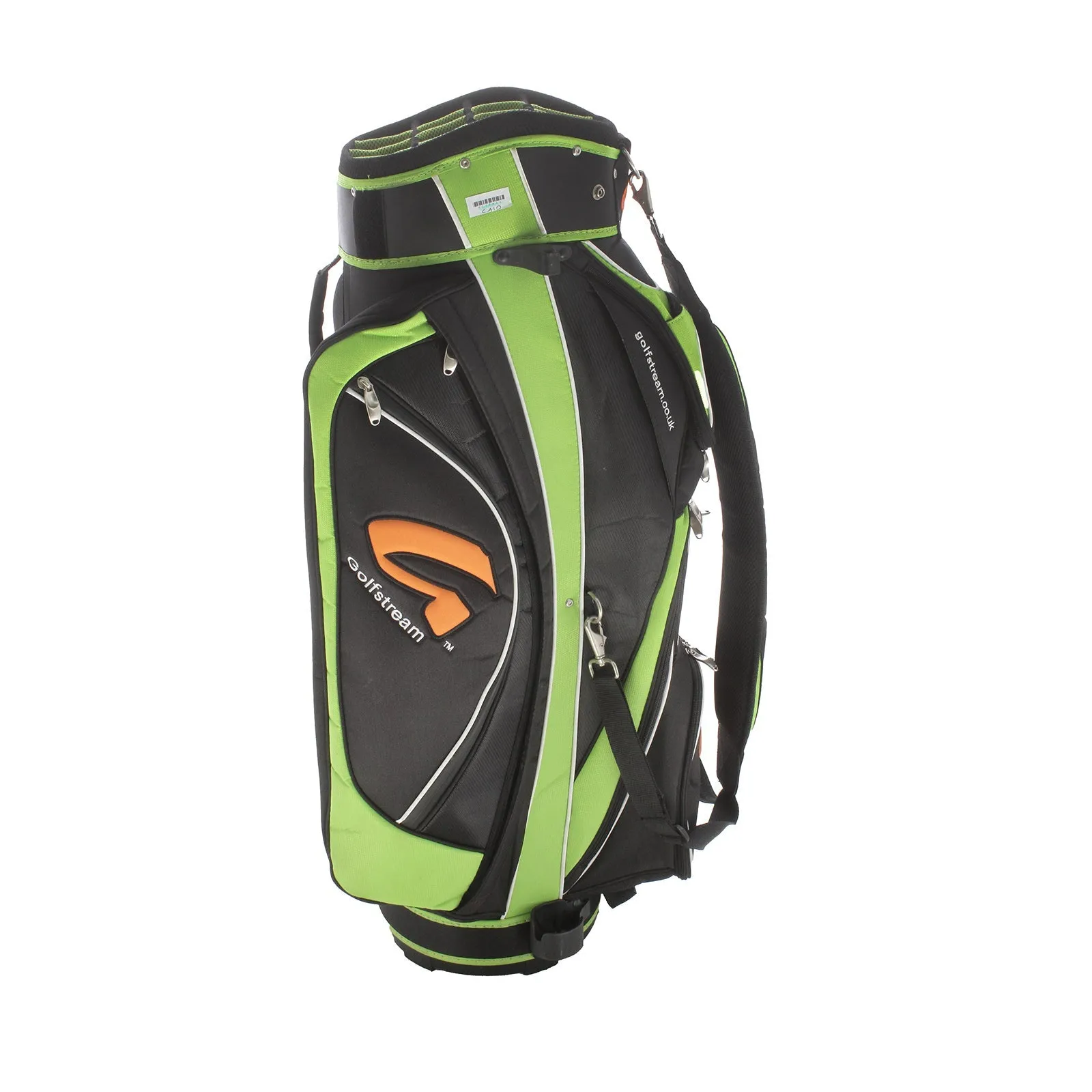 Golf Stream Cart Bag - Green/Black/Orange