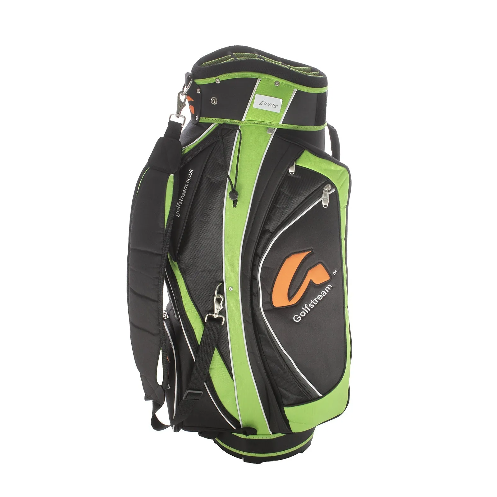 Golf Stream Cart Bag - Green/Black/Orange