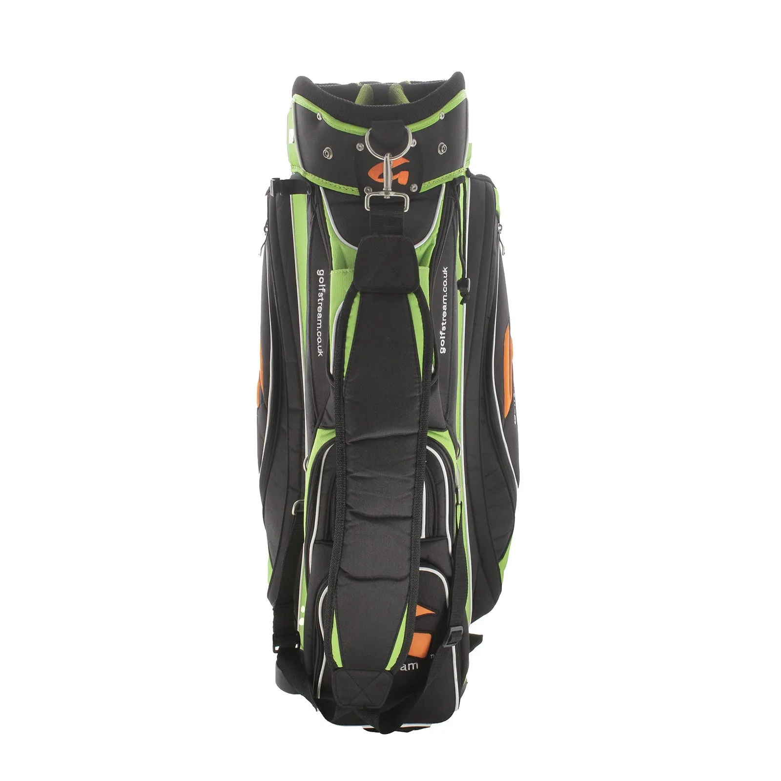 Golf Stream Cart Bag - Green/Black/Orange