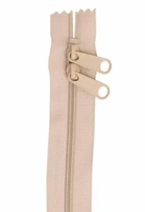 Handbag Zipper 30" Natural