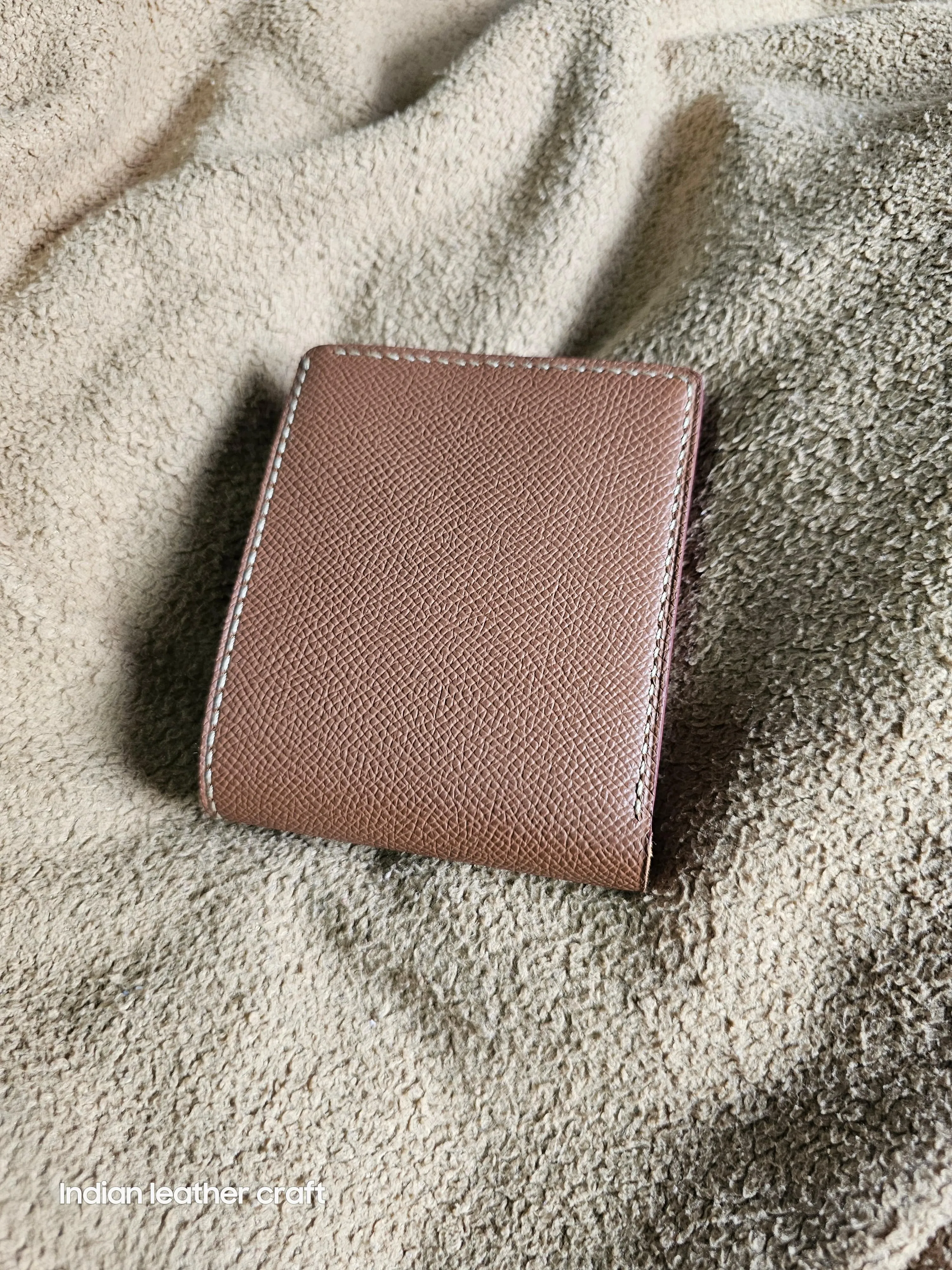 Handmade epsom leather wallet