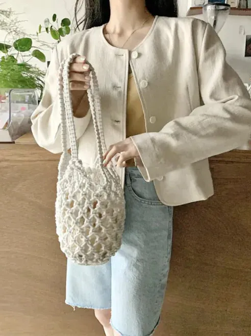 Harlow Cotton Shoulder Bag