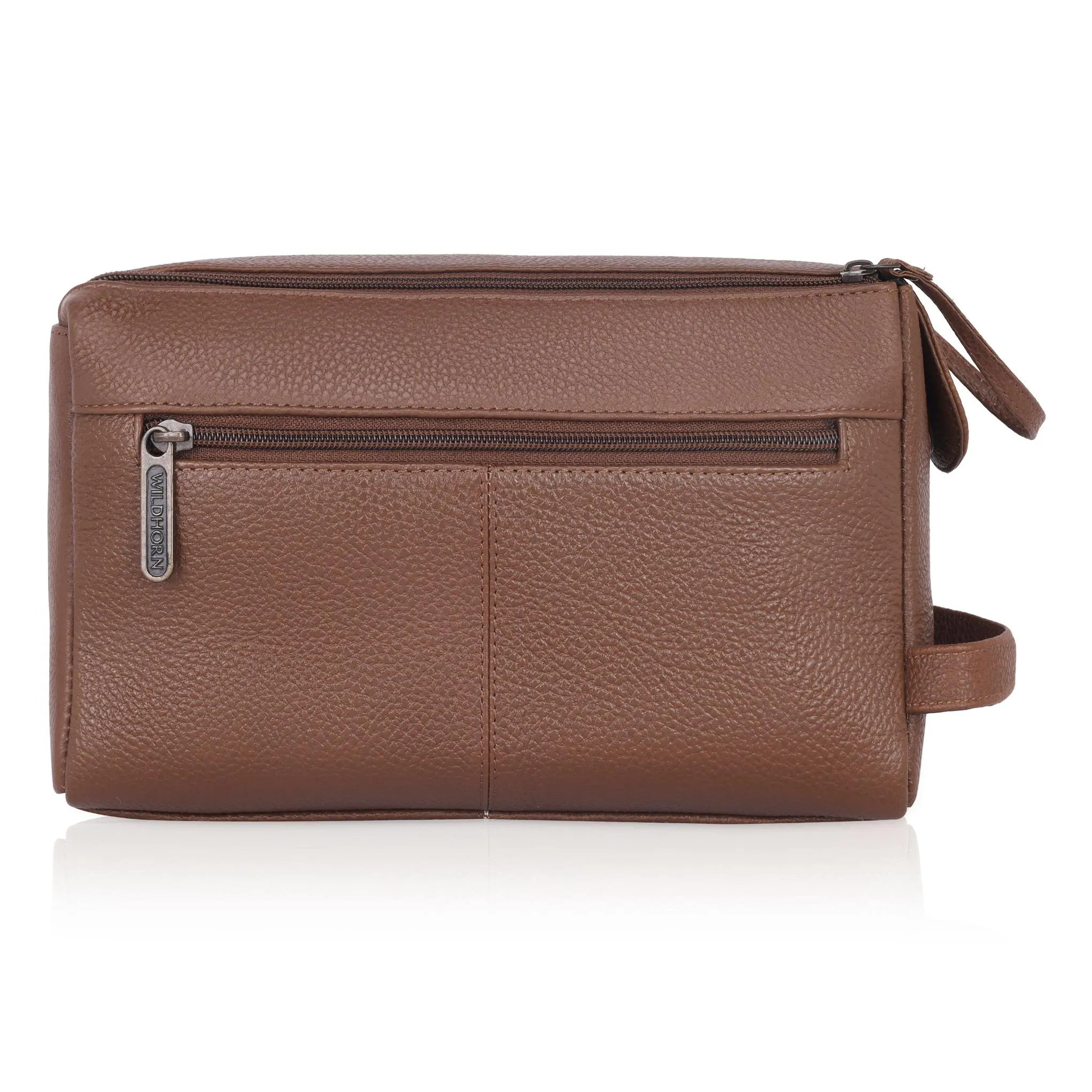 HAVELOCK Leather Toiletry Bag For Men & Women