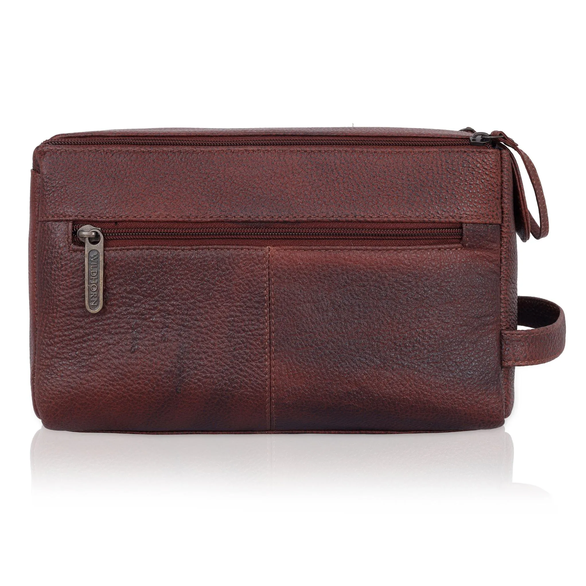 HAVELOCK Leather Toiletry Bag For Men & Women