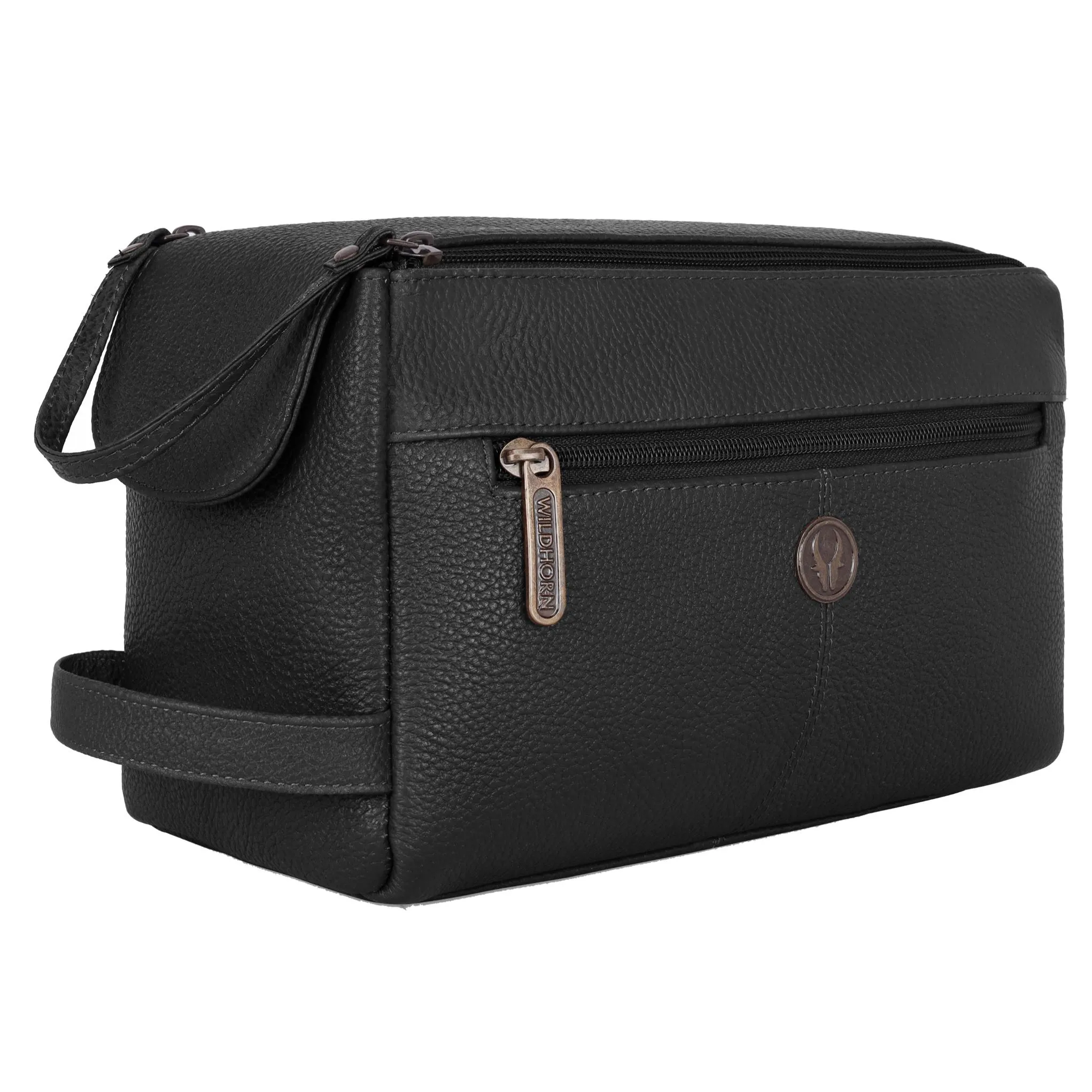 HAVELOCK Leather Toiletry Bag For Men & Women