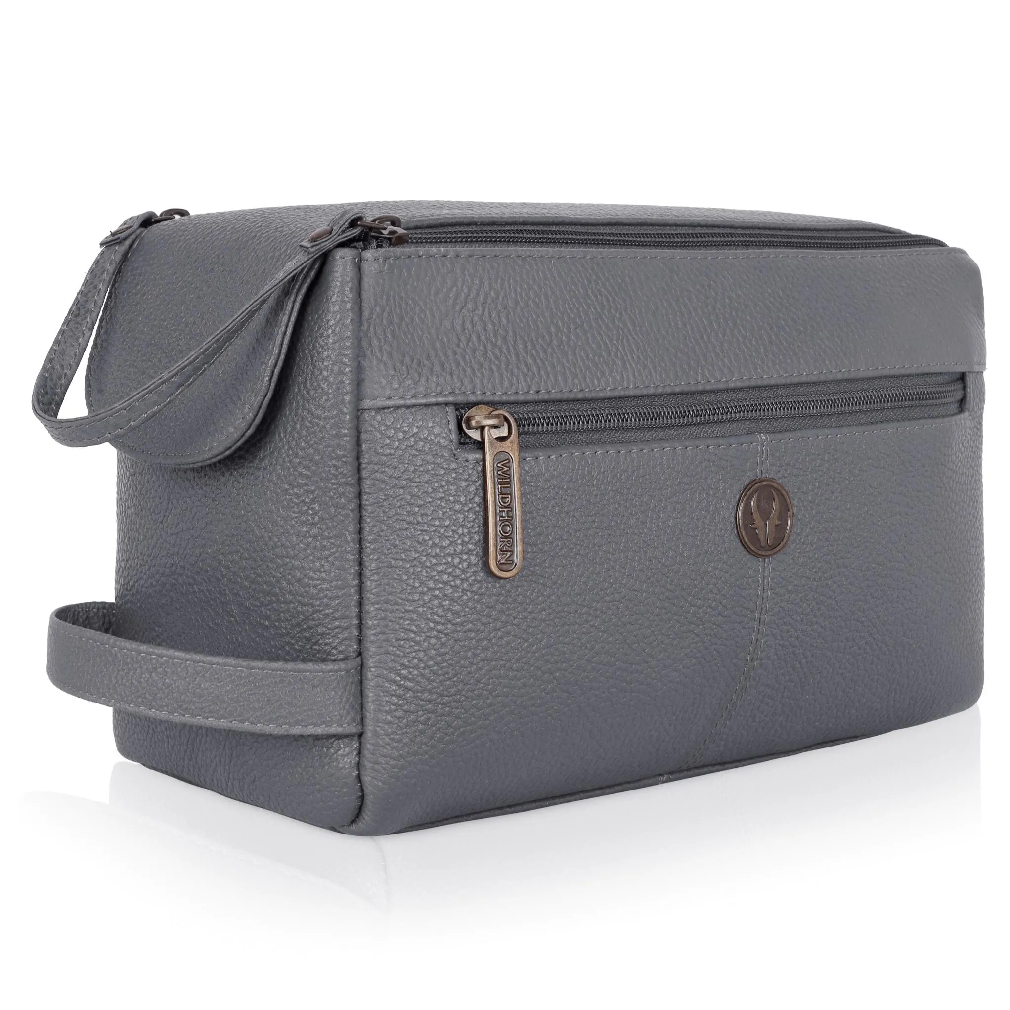 HAVELOCK Leather Toiletry Bag For Men & Women