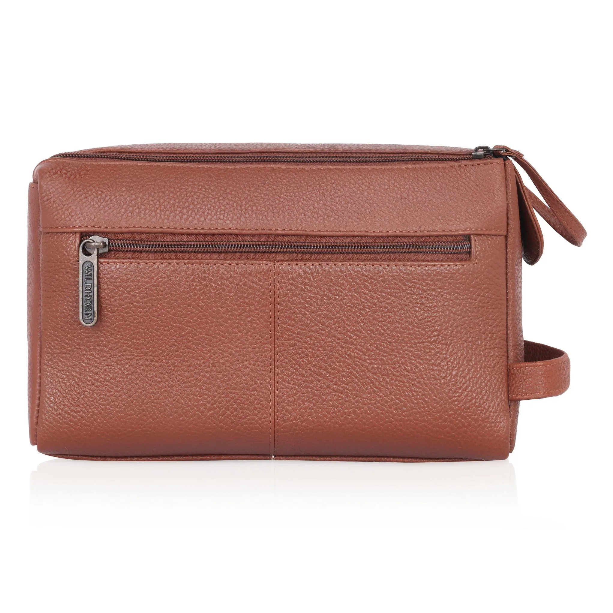 HAVELOCK Leather Toiletry Bag For Men & Women