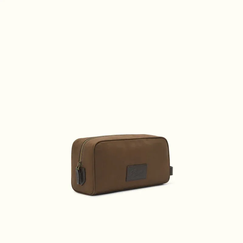 Hawkesbury Washbag - Dark Brown