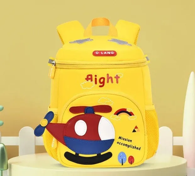 Helicopter Design Backpack for Kindergarten kids