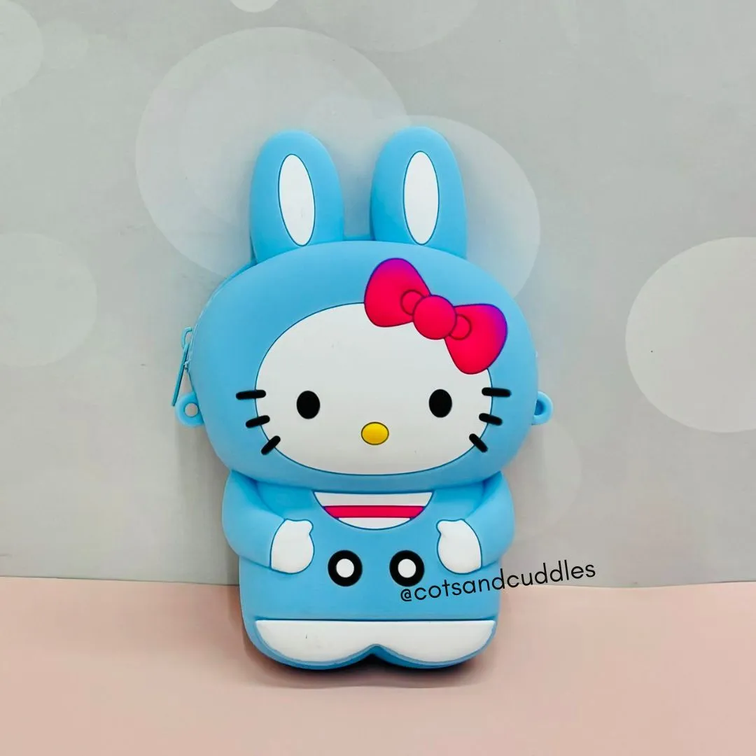 Hello Kitty Design Silicone Sling Bag for Kids