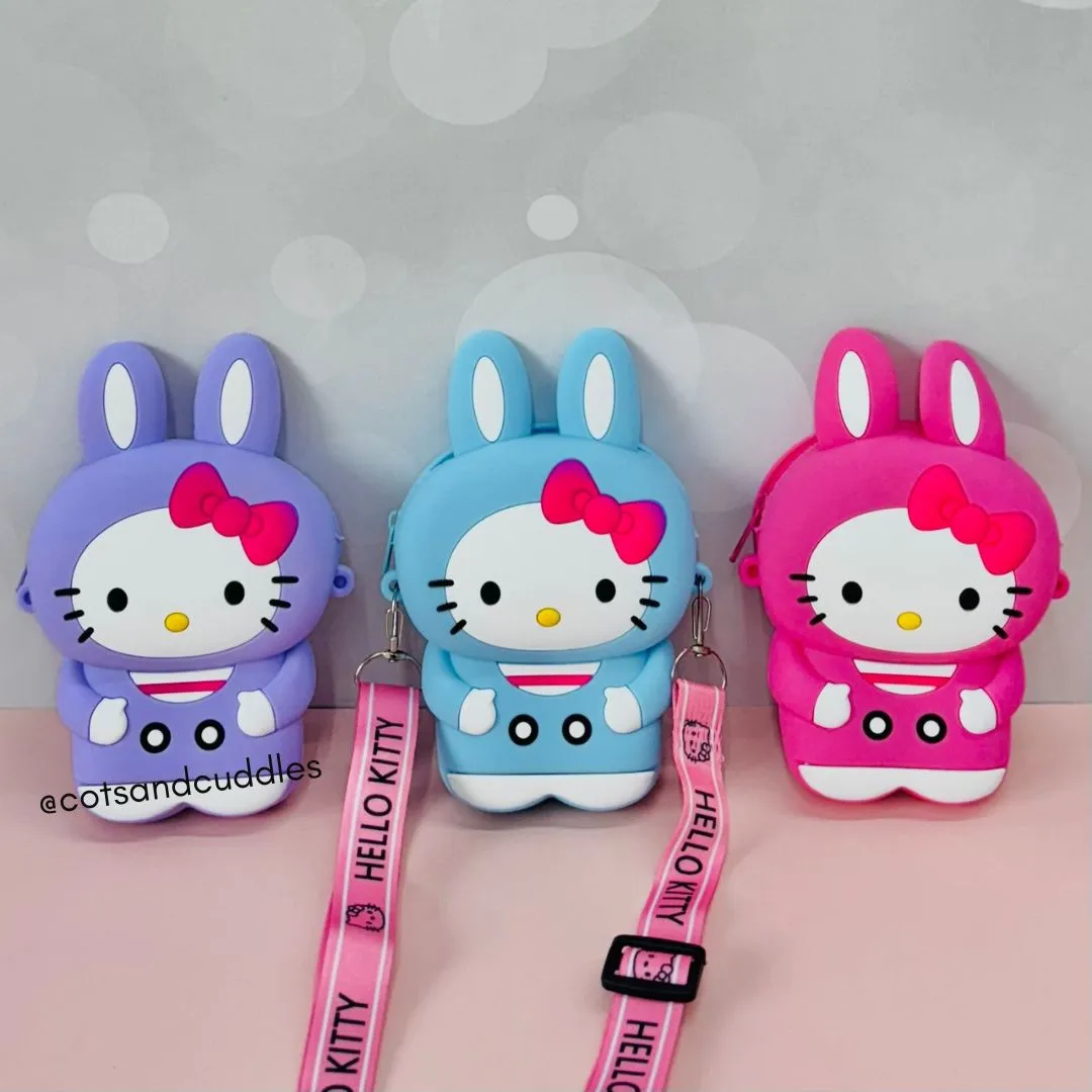 Hello Kitty Design Silicone Sling Bag for Kids