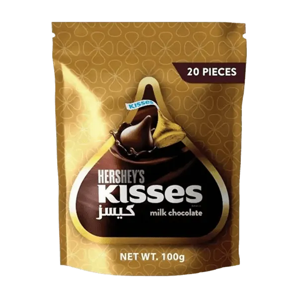 HERSHEY'S KISSES MILK CHOCOLATE 100G