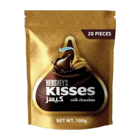 HERSHEY'S KISSES MILK CHOCOLATE 100G