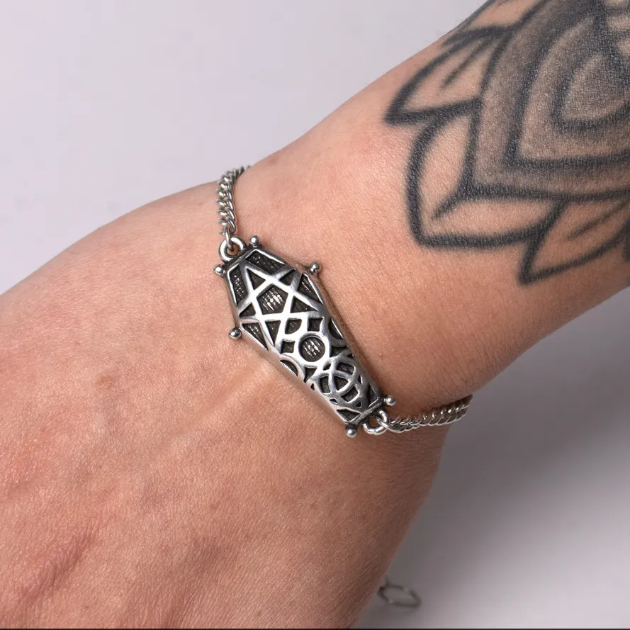 Hex Coffin Bracelet - Wrist Chain