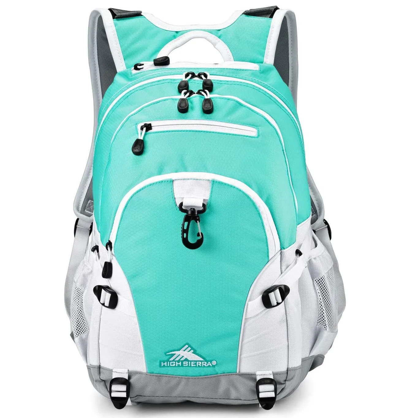 High Sierra Loop Backpack | 19 x 13.5 x 8.5-Inch | Aquamarine/White/Ash