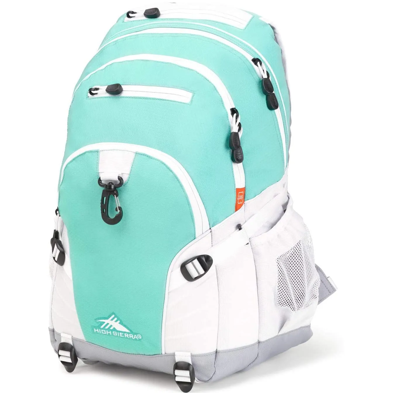 High Sierra Loop Backpack | 19 x 13.5 x 8.5-Inch | Aquamarine/White/Ash