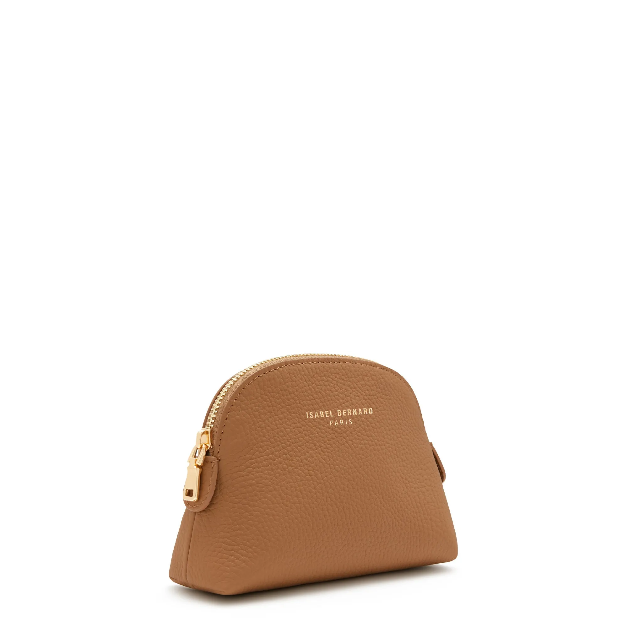 Honoré Babette camel calfskin leather toiletry bag