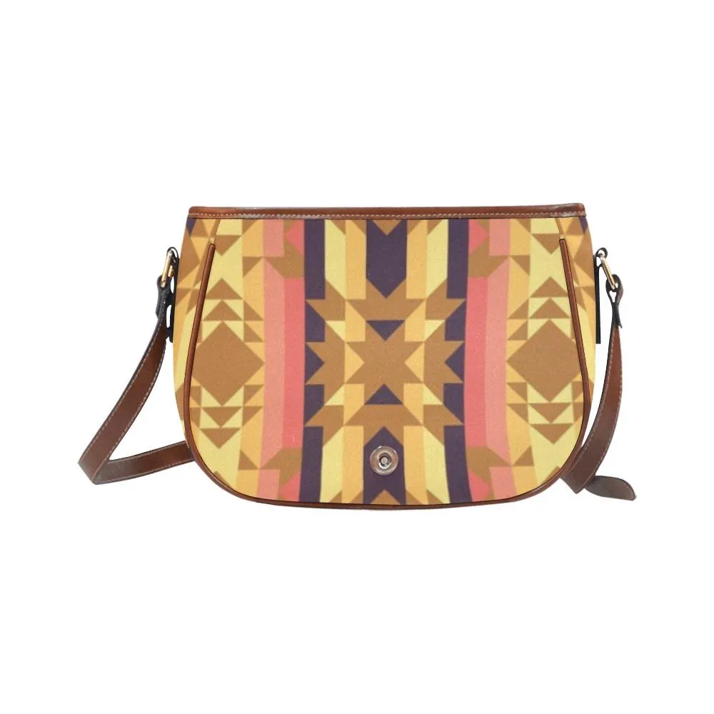 Infinite Sunset Saddle Bag/Large