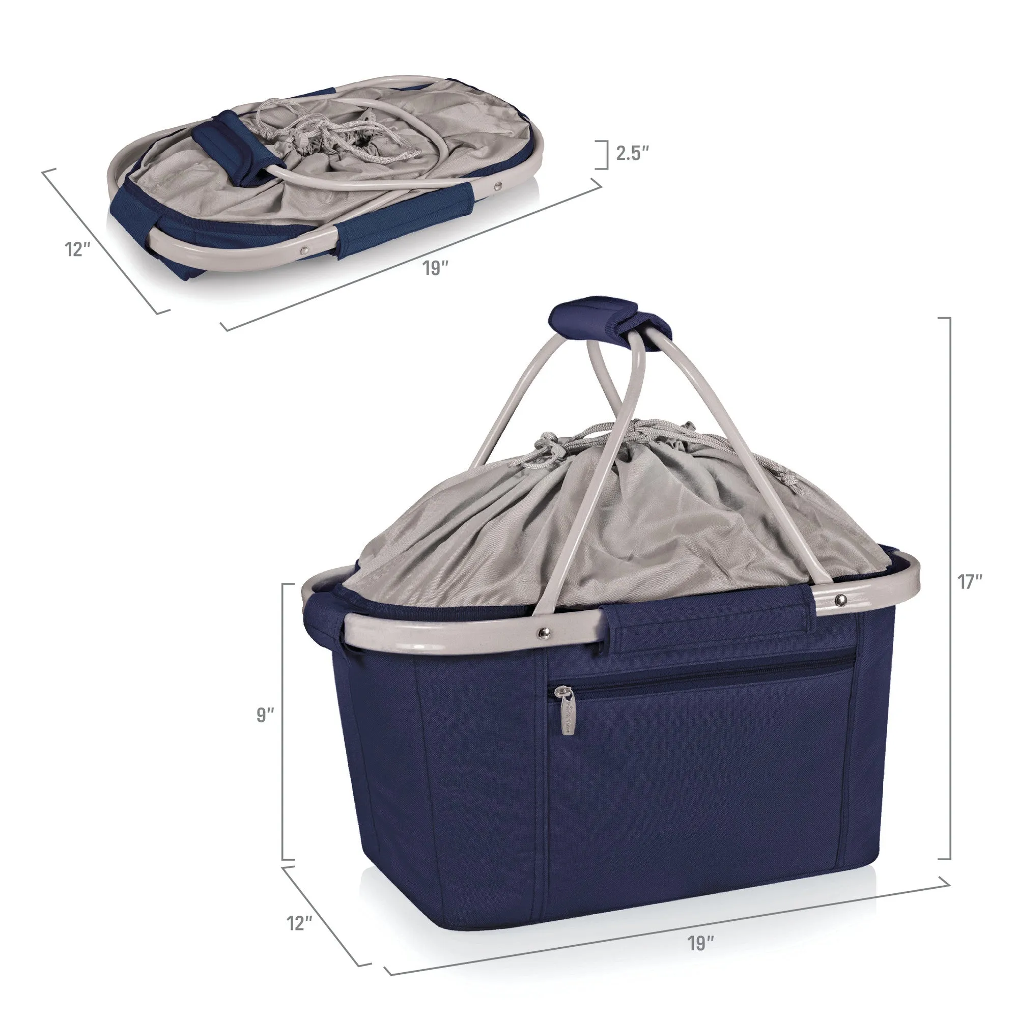 Kansas Jayhawks - Metro Basket Collapsible Cooler Tote