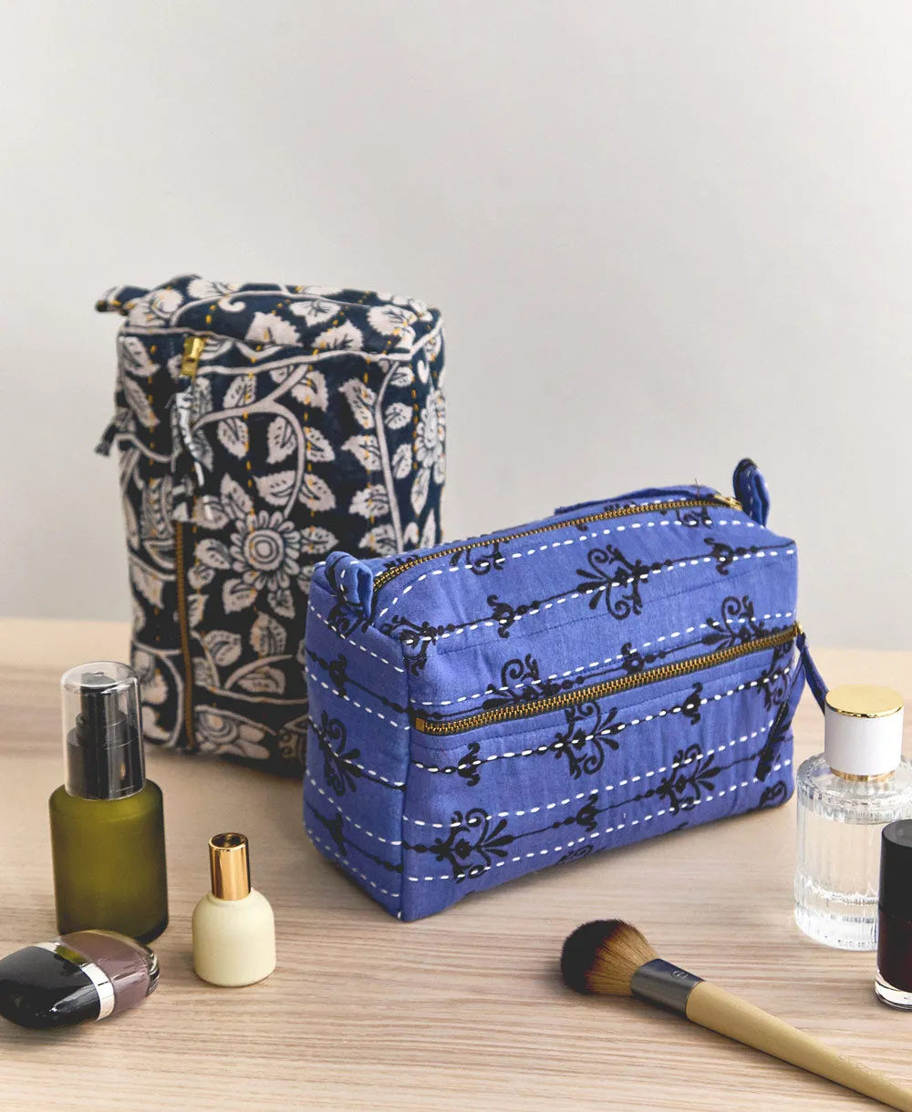 Kantha Medium Toiletry Bag - No. 240603